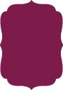 Linen Burgundy - Retro Card - 3 1/2 x 5 - 25/pk