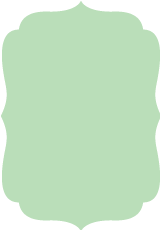 Pale Green  - Retro Card -  3 1/2 x 5  - 25/pk