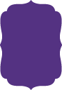 Purple  - Retro Card -  3 1/2 x 5  - 25/pk
