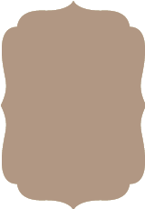 Taupe Brown  - Retro Card -  3 1/2 x 5  - 25/pk