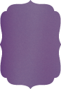 Metallic Violet  - Retro Card -  3 1/2 x 5 - 25/pk