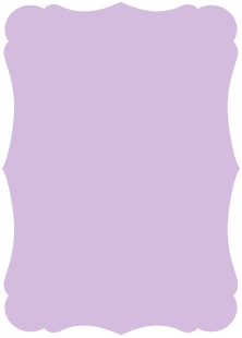 Lavender   - Victorian Card -  3 1/2 x 5  - 25/pk