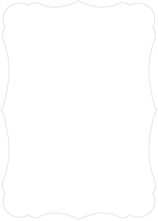 Crest Solar White - Victorian Card -  3 1/2 x 5  - 25/pk