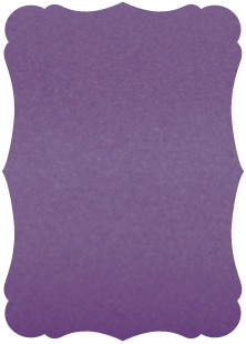 Metallic Violet  - Victorian Card -  3 1/2 x 5 - 25/pk