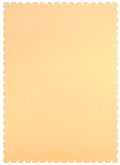 Stardream Amber  - Scallop Card -  4 1/4 x 5 1/2  - 25/pk