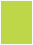 Apple Green - Scallop Card -  4 1/4 x 5 1/2  - 25/pk