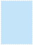 Baby Blue - Scallop Card - 4 1/4 x 5 1/2 - 25/pk