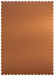 Stardream Copper  - Scallop Card -  4 1/4 x 5 1/2  - 25/pk