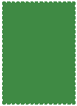Holiday Green - Scallop Card -  4 1/4 x 5 1/2  - 25/pk