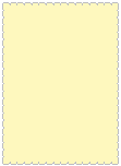 Lemon  - Scallop Card -  4 1/4 x 5 1/2  - 25/pk