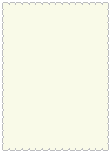 Natural White Linen  - Scallop Card -  4 1/4 x 5 1/2  - 25/pk