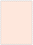 Pink  - Scallop Card -  4 1/4 x 5 1/2  - 25/pk