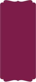 Linen Burgundy - Double Bracket Card - 4 x 9 1/4 - 25/pk