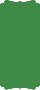Holiday Green - Double Bracket Card -  4 x 9 1/4  - 25/pk