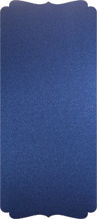 Stardream Iris Blue  - Double Bracket Card -  4 x 9 1/4  - 25/pk