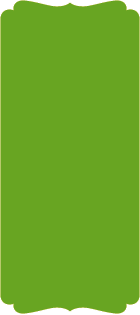 Leaf Green  - Double Bracket Card -  4 x 9 1/4  - 25/pk