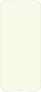 Natural White Linen  - Double Bracket Card -  4 x 9 1/4  - 25/pk