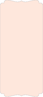 Pink  - Double Bracket Card -  4 x 9 1/4  - 25/pk