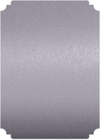 Metallic Cobalt - Deckle Edge Card -6 1/4 x 4 1/2  - 25/pk