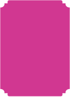 Raspberry  - Deckle Edge Card -  4 1/2 x 6 1/4  - 25/pk
