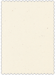 Milkweed  - Scallop Card -  5 x 7  - 25/pk