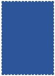 Royal Blue  - Scallop Card -  5 x 7  - 25/pk