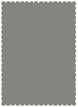 Dark grey - Scallop Card -  5 x 7  - 25/pk