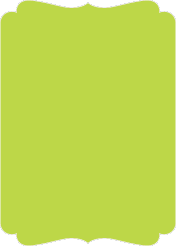 Apple Green - Double Bracket Card -  5 x 7  - 25/pk
