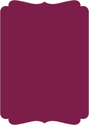 Linen Burgundy - Double Bracket Card - 5 x 7 - 25/pk