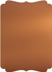 Stardream Copper  - Double Bracket Card -  5 x 7  - 25/pk