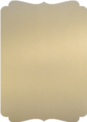 Metallic Gold Leaf  - Double Bracket Card -  5 x 7  - 25/pk