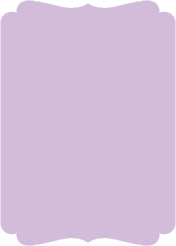 Lavender   - Double Bracket Card -  5 x 7  - 25/pk