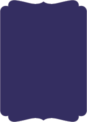 Marine Blue  - Double Bracket Card -  5 x 7  - 80lb. - 25/pk