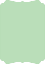 Pale Green - Double Bracket Card -  5 x 7  - 25/pk