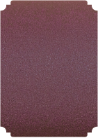 Stardream Ruby  - Deckle Edge Card -  5 x 7  - 25/pk