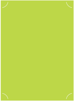 Apple Green - Slit Card -  5 1/4 x 7 1/4  - 25/pk