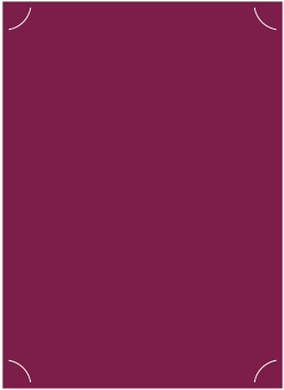 Linen Burgundy - Slit Card -  5 1/4 x 7 1/4  - 25/pk