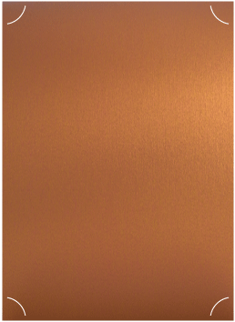Stardream Copper  - Slit Card -  5 1/4 x 7 1/4  - 25/pk