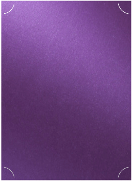 Purple  - Slit Card -  5 1/4 x 7 1/4  - 25/pk