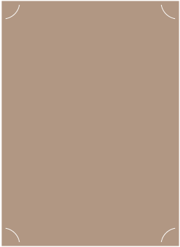 Taupe Brown  - Slit Card -  5 1/4 x 7 1/4  - 25/pk