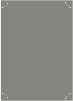 Dark Grey  - Slit Card -  5 1/4 x 7 1/4  - 25/pk