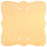 Stardream Amber  - Wave Slit Card - 6.25 x 6.25  - 25/pk