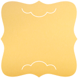 Stardream Gold  - Wave Slit Card - 6.25 x 6.25  - 25/pk
