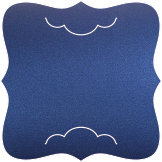 Stardream Iris Blue  - Wave Slit Card - 6.25 x 6.25  - 25/pk