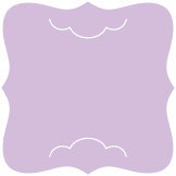 Lavender   - Wave Slit Card -  6.25 x 6.25  - 25/pk