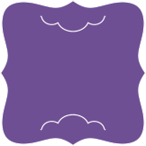 Purple  - Wave Slit Card -  6.25 x 6.25  - 25/pk
