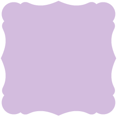 Lavender   - Victorian Card -  7 1/4 x 7 1/4  - 25/pk