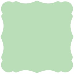 Pale Green - Victorian Card -  7 1/4 x 7 1/4  - 25/pk