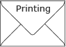 A6 Envelope 4 3/4 x 6 1/2 + Printing- 25/pk