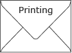 A7 Envelope 5 1/4 x 7 1/4 + Printing- 25/pk